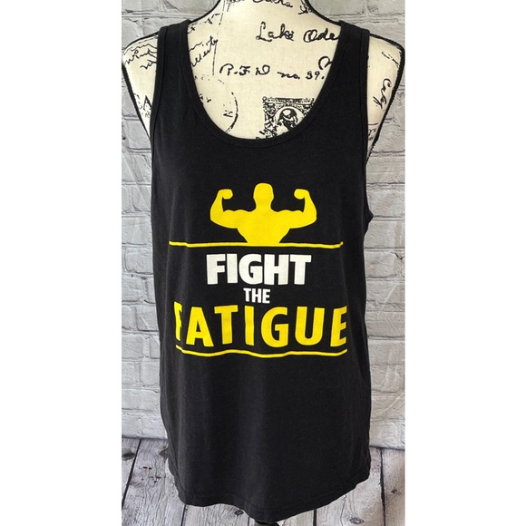 2017 Olympia Fight The Fatigue Tank Top (Size M) - Picture 3 of 10